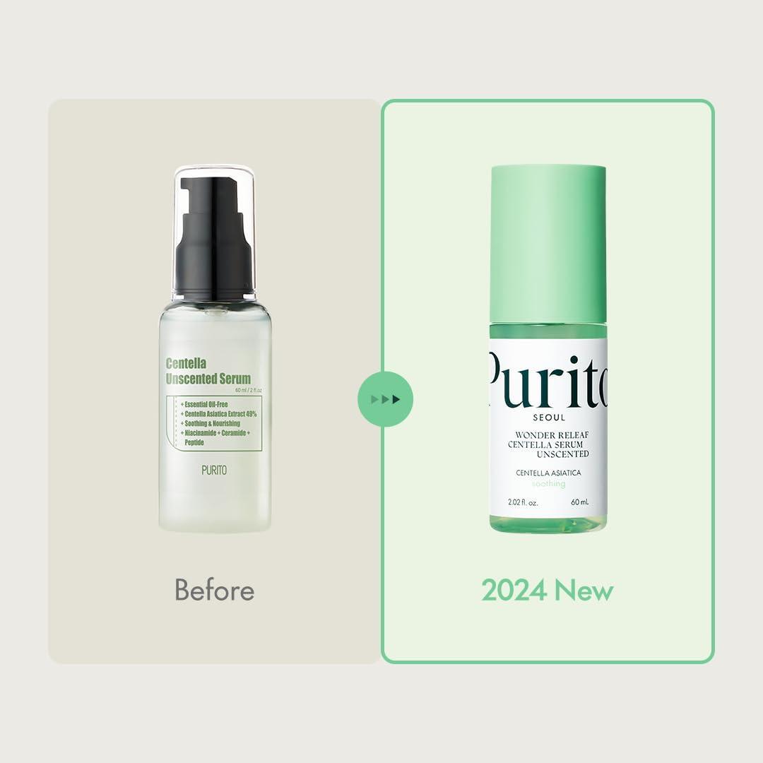 [Purito] Wonder Releaf Centella Serum Unscented 60ml
