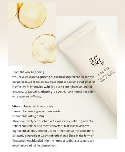 BeautyOfJoseon Revive Eye Serum : Ginseng + Retinal 30ml