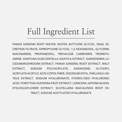 [BeautyOfJoseon] Revive Serum: Ginseng + Snail Mucin 30ml