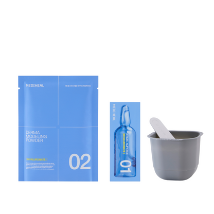 [Mediheal] Derma Modeling Pack Hyaluronate Moisture (Ampoule 2ml + Powder 28g)