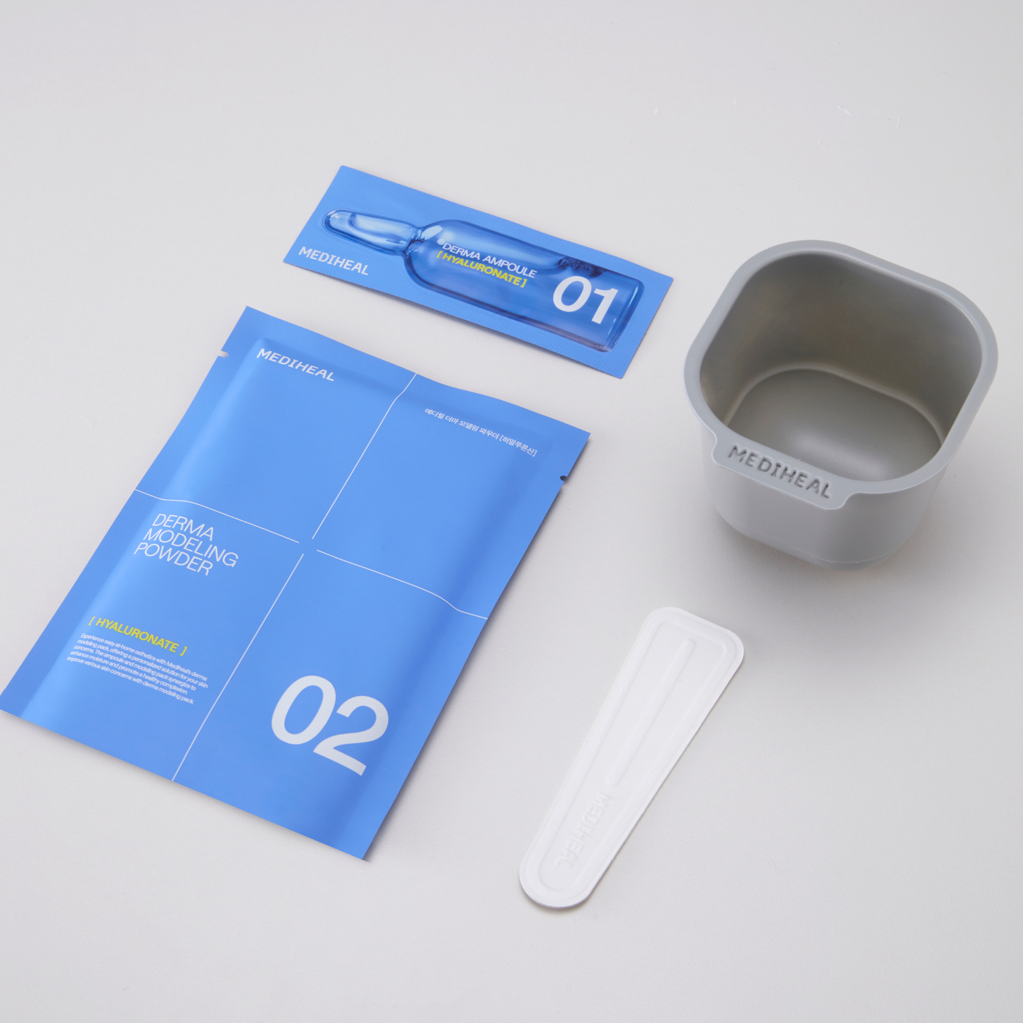 [Mediheal] Derma Modeling Pack Hyaluronate Moisture (Ampoule 2ml + Powder 28g)