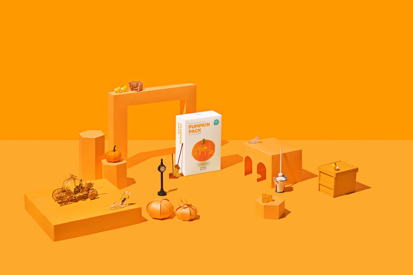 [Skin1004] ZOMBIE BEAUTY BY SKIN1004 Pumpkin Pack 4g*16ea