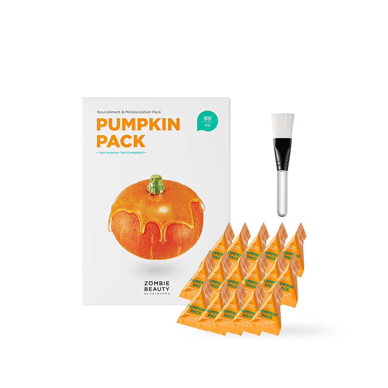 [Skin1004] ZOMBIE BEAUTY BY SKIN1004 Pumpkin Pack 4g*16ea